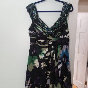 JS Collection Black Flowy dress